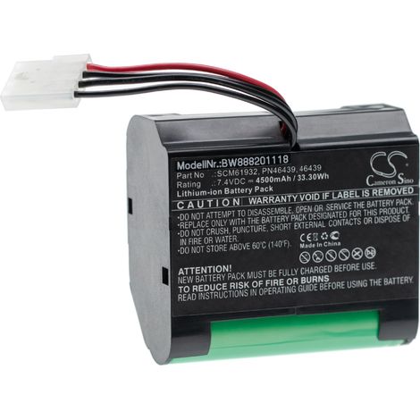 vhbw Akku kompatibel mit Vorwerk Kobold VR100 Staubsauger Home Cleaner Heimroboter (4500mAh, 7,4V, Li-Ion) (1/4)