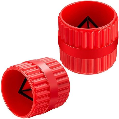 Rohrentgrater, Universal-Rohrentgrater, Innen-/Außenreibahle, Innendurchmesser: Ø5-38 mm, Rohranfaswerkzeug, PVC-Rohrentgratwerkzeug (2 Stück)