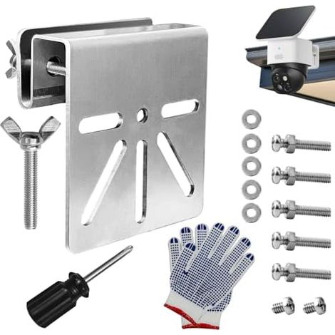 Support de montage anti-rouille en acier inoxydable pour caméras dôme - extérieur universel caméra sécurité résistant aux intempéries Pas d'installation perçage
