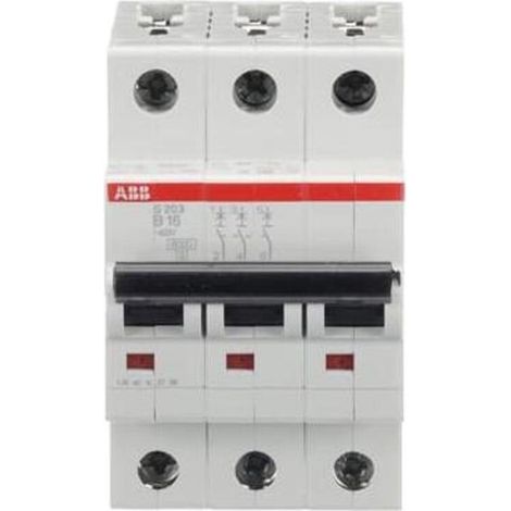 ABB S203-B16 Sicherungsautomat 16 A 230/400 V 50/60 Hz
