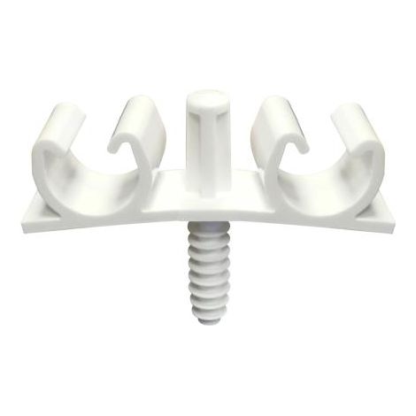Befestigung von Mehrschicht-, PER- und ummantelten Kupferrohren ING FIX-RING BEFESTIGUNG Multi Doppel - Ø 22 bis 26 mm - Schachtel mit 50 Stück - A332200