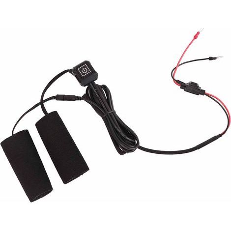Abnehmbare, per USB beheizbare Motorradgriffe, temperaturverstellbare Antirutschgriffe, elektrisch betriebene Lenkergriffe mit Schalter (1/5)