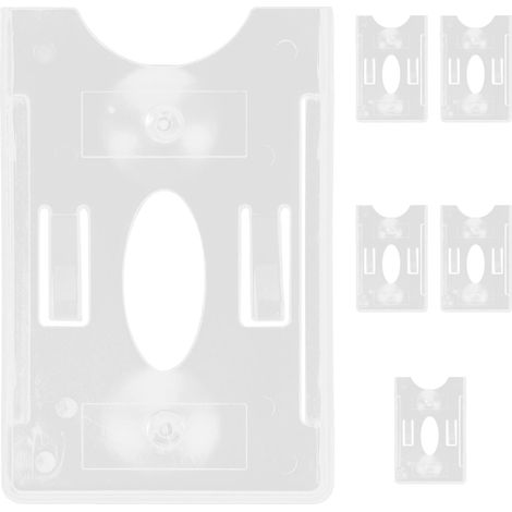 Lot de 6 Porte Ticket de Pare Brise Transparents Ventouse Porte Permis de (1/5)