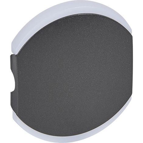 Enjoliveur double Céliane sans marquage graphite LEGRAND 064802