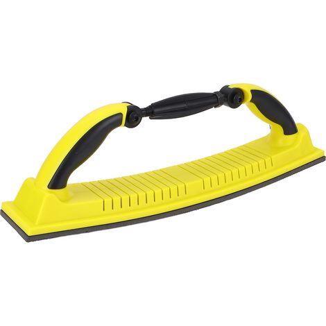 Bloc de lime à poncer à main, support auto-agrippant, rayon ajustable, lime flexible pour le polissage de voitures et le travail du bois. (1/5)