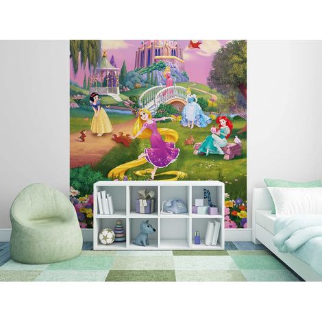 Komar Carta da parati fotografica Princess Sunset – Dimensioni 184 x 254 cm – Disney, Principessa, cameretta dei bambini (1/2)