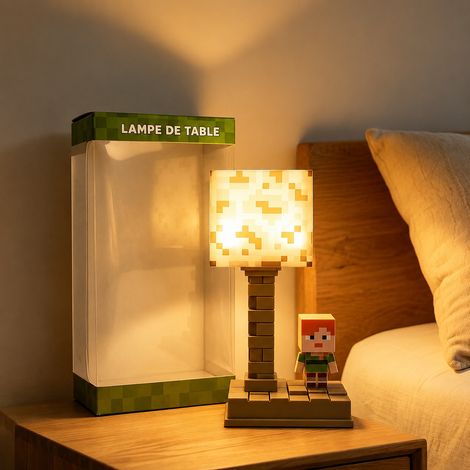 Veilleuse décorative bloc pierre lumineuse lampe de chevet lumière chaude réf 4450 10,5 × 6,5 × 18 cm 300 g – Livraison gratuite