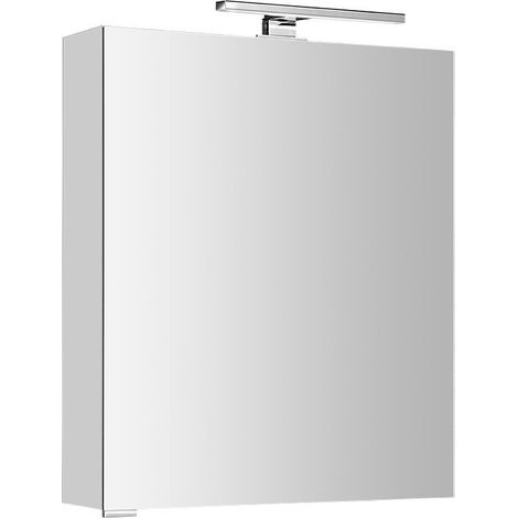 Armoire à glace MIRRÖ avec éclairage LED, 60x70x16cm, gauche/droite, blanc (1/5)