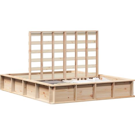 Maison Exclusive - Estructura de cama Marrón 150 x 200 cm Madera