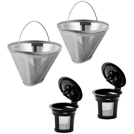 Ninja Dual Brew Kaffeemaschine, Kaffeefilter, wiederverwendbare K-Cup-Kaffeekapseln --- (1/5)