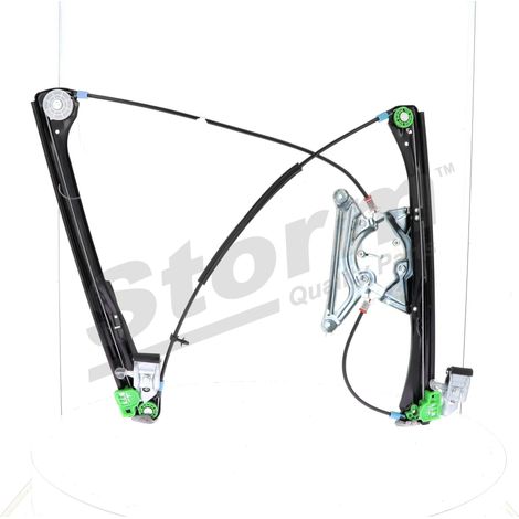 Mécanisme de lève-vitre avant droit compatible Audi 8D0837462 (1/4)