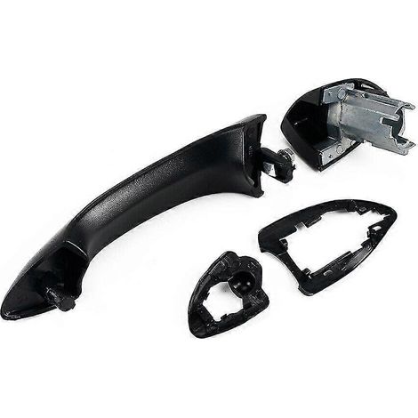 Poignée de porte extérieure pour BMW X5 E53 (2000-2006) - Kit 51218243618 - Avant ou arrière droite - Noir brillant (1/5)