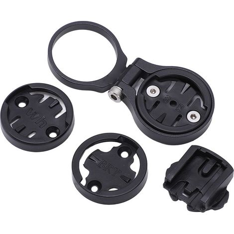1 support de compteur vélo, fixation rotative sur potence, compatible Garmin/Wahoo/Cateye/Bryton, diamètre 29 mm, alliage aluminium (1/5)