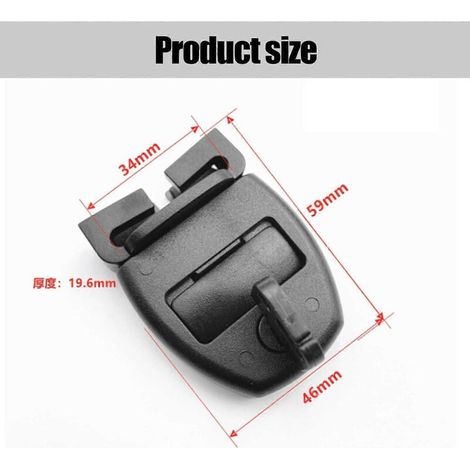 Kit de remplacement de 4 clips de fixation pour couverture de spa/jacuzzi, kit de réparation de clips cassés pour couverture de spa/jacuzzi, clips de verrouillage avec clés et visserie, accessoires de (1/4)