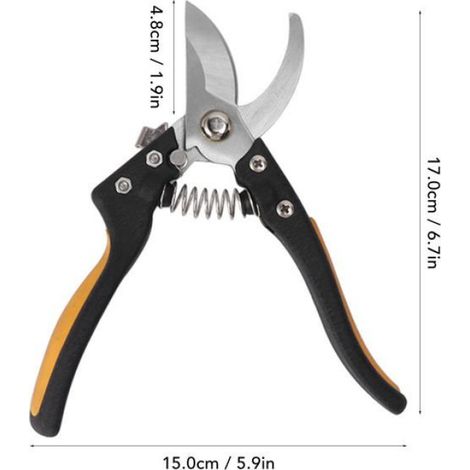 Sécateur - Micro-pointe - Acier SK5 - 17 cm - 258 g (1/5)
