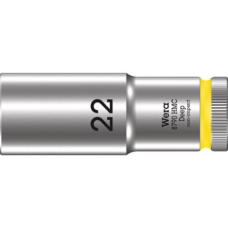Wera 8790 HMC Deep Steckschlüsseleinsatz mit 1/2"-Antrieb, 22 x 83 mm (1/5)