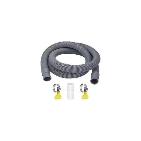 Flexible de Vidange Universel 3m pour Machine à Laver et Lave-Vaisselle, Haute Résistance