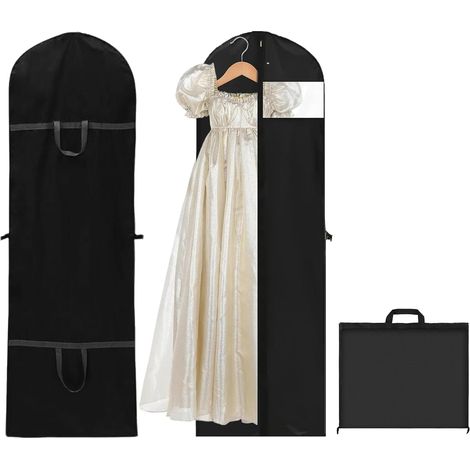 Lot de 2 housses à vêtements en PEVA 60x180cm Housse de Protection pour Vêtements anti Poussière Imperméables avec zipHousse Vetement à Suspendre pour Rangement pour Chemise Costumes Manteaux Clothes (1/5)