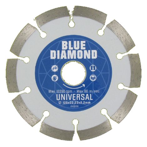 Lame de scie carat blue diamond universelle multi matériaux 14 cm