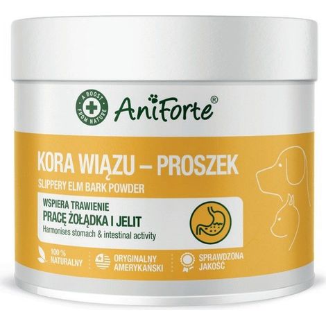 ANIFORTE Écorce d'orme rouge - complément alimentaire pour chiens et chats - 100 g