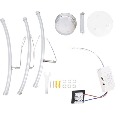 Plafonnier linéaire Trident Arc LED 2500 lm haute luminosité, éclairage moderne pour bureau, AC85-265V (1/5)