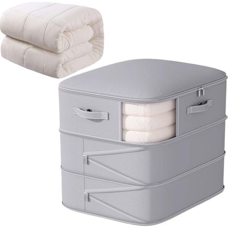 Organisateur d'autocompression à ultra-espace, les couvertures (54 × 42 × 60 cm), Sacs de rangement compressibles, les vêtements (1/5)