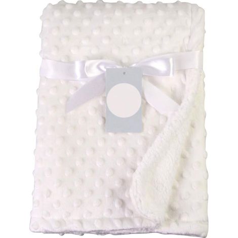 Couverture Bébé Hiver en Polaire Douce Bébé Filles Garcon Emballé Swaddling Ensemble de Literie 76102CM (1/4)