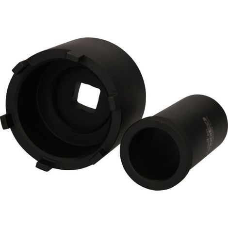 KS Tools Nutmuttern-Schlüssel-Satz mit Führungsrohr für Mercedes, Ø 75 mm , 2-tlg - 460.5630