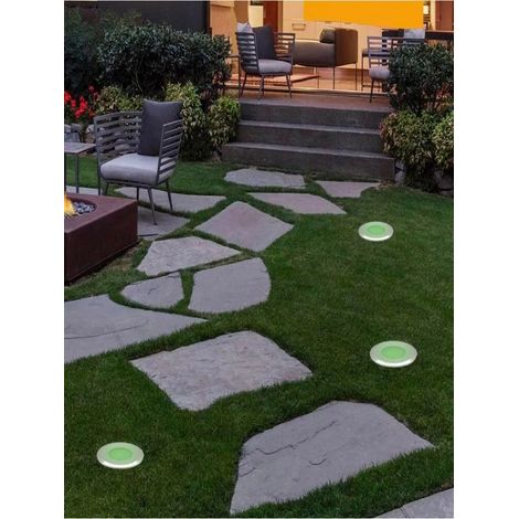 Faretto Segnapassi Calpestabile 12 V 1 W Led Luce Verde Esterno Ip68 Es41 (1/4)