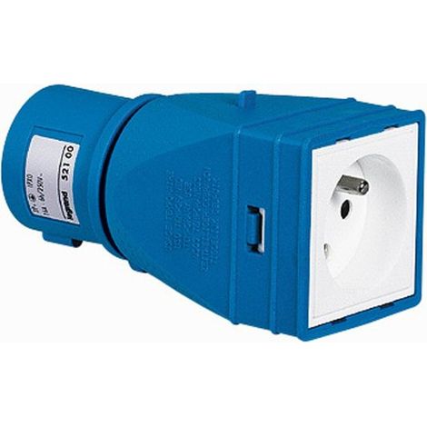 Legrand 052100 - Adattatore industriale/domestico - 2P+T 16A - consegnato assemblato