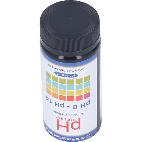 pH-Teststreifen, 15 Sekunden Testzeit, kolorimetrische Methode, einfache Handhabung, breites Anwendungsgebiet (1/5)