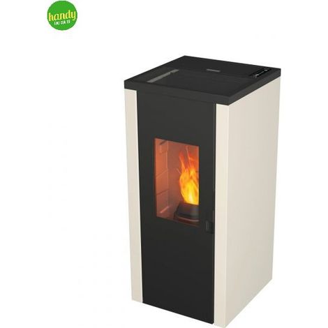Stufa a Pellet Magma Fuji 7 KW A+ Bianco (1/5)