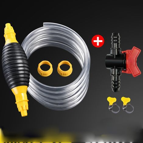 Manual Liquid Transfer Pump, Portable Manual Gasoline Transfer Pump, Fish Tank Water Pump with 1M Pressure Tube Hose (1/5)