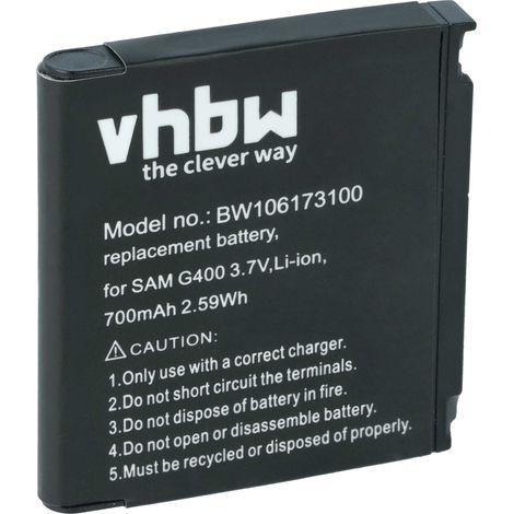 vhbw Akku Ersatz für Samsung AB533640AU, AB533640AE für Handy Smartphone Telefon (700 mAh, 3,7 V, Li-Ion) (1/5)