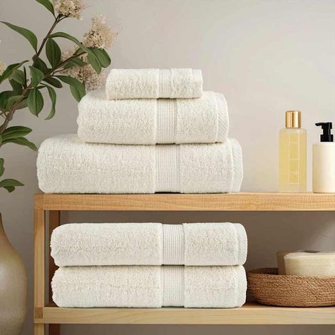 Gästetuch SOLUND 10 pcs Creme 15 x 21 cm 550 gsm
