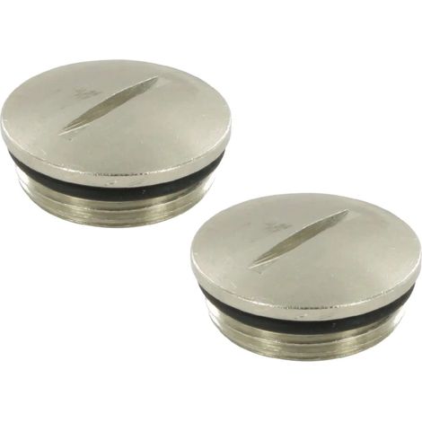 2x Bouchon obturateur vis de blocage pour presse étoupe en laiton filetage métrique Fermeture Câbles Fils Etanchéité Protection Bouton, M12 x 1,50