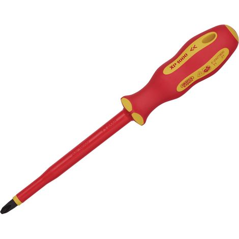 Draper Ergo Plus VDE No.3 Cross Slot Screwdriver (150mm) - Model XP1000 No.3X150MM (1/2)