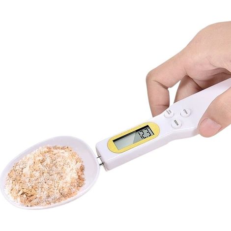 Balance de cuisine en plastique avec bol amovible de 2,15 L - Balance alimentaire numérique pour la cuisine, la pâtisserie et les accessoires de barbecue (1/5)