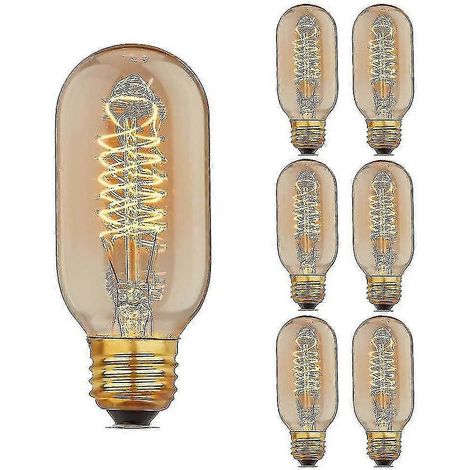 Applique murale industrielle style loft en métal, dimmable, avec interrupteur et culot E27, style vintage. (1/5)