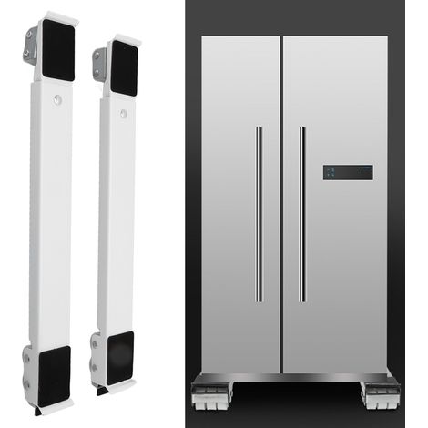 Roulettes pour appareils électroménagers, capacité de charge de 300 kg, base extensible et robuste pour meubles, climatiseurs et réfrigérateurs. (1/5)