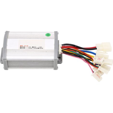 Contrôleur à balais 36 V 800 W avec protection contre les surintensités pour vélo électrique et scooter, boîtier en alliage d'aluminium. (1/5)