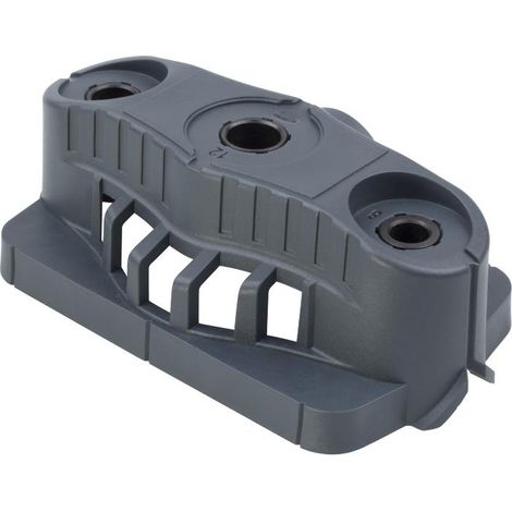 Wolfcraft Guía de taladrado móvil negra ergonómica (1/2)