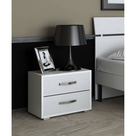 LINEA MODERN COMODINO 2C BIAN FRAS 43X52X36