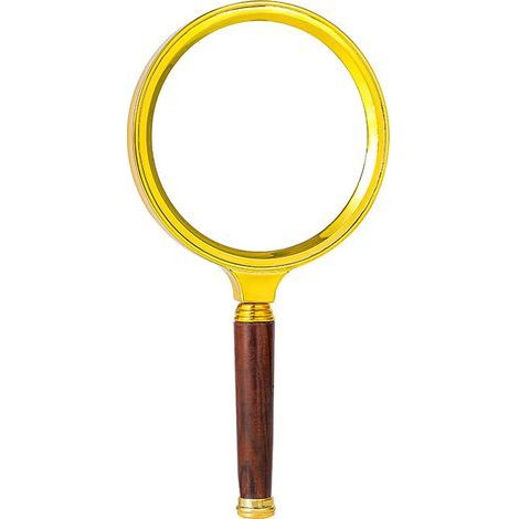 10x Reading Magnifier - Pocket Magnifier for Seniors - Reading Newspapers - Observing Insects and Hobbies 8CM (1/4)