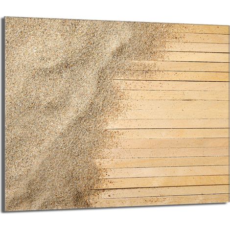 Protezione in vetro per piano cottura 60x52 Sabbia (1/5)