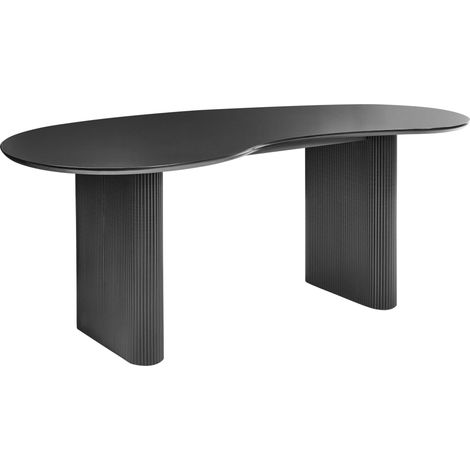 Tavolo da pranzo Forma irregolare nero 198 x 93 cm Peery