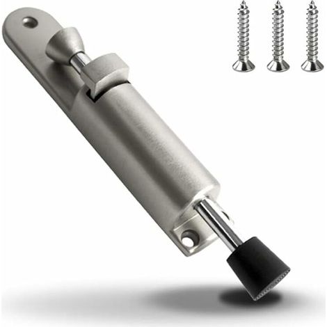 Arret de Porte Caoutchouc Souple Résistant en Support de Porte en Alliage de Zinc Butoir de Porte Commande au Pied (1/5)