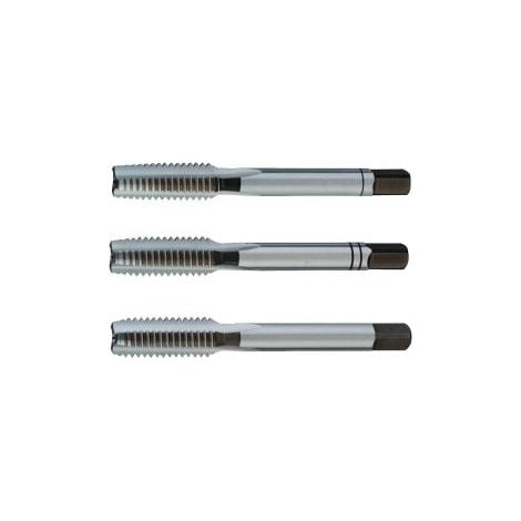 Jeu de tarauds à main DIN 352 M5 x0,8mm HSS ISO2 (6H) 3 pièces TECWERK (1/2)