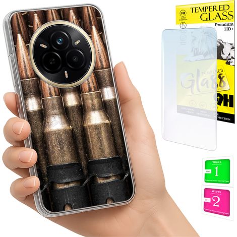 Coque pour Realme 14 Pro 5G avec protection photo, coque arrière et verre trempé 9H (1/5)