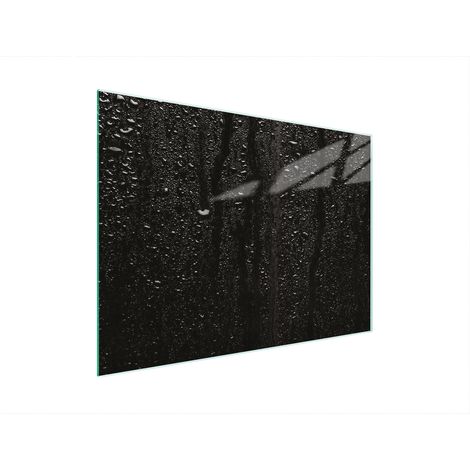 TAGLIERE IN VETRO 30x22 NERO (1/5)